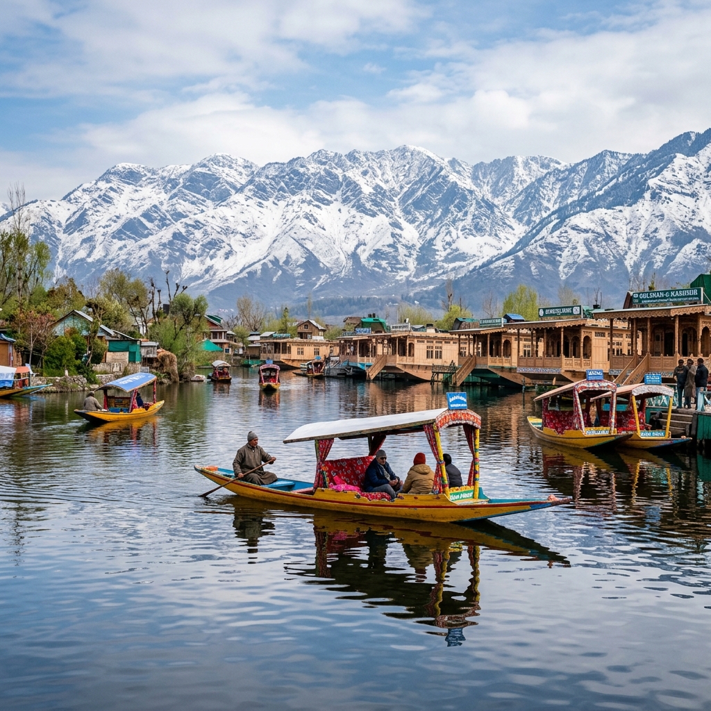 Srinagar (Dal Lake Paradise) - Slide 1
